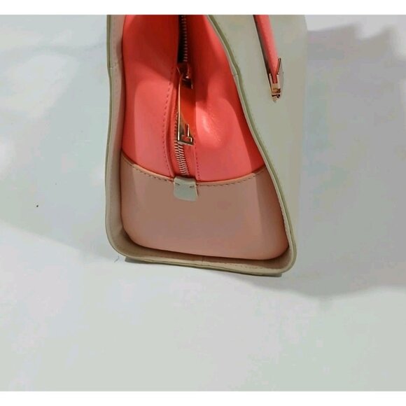 New Ted Baker London Rosane Tote Bag Purse Cream Orange Gold Classy $425 - Picture 5 of 11